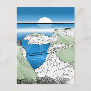 Carte Postale Carrick a Rede Rope Bridge Irlande