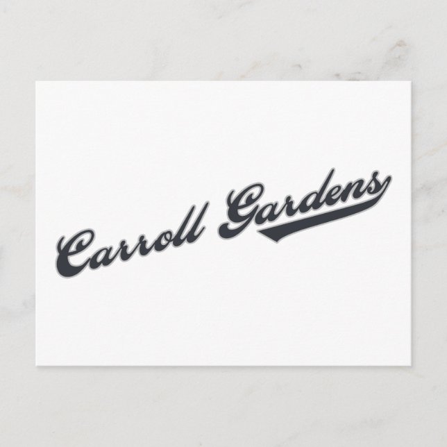 Carte Postale Carroll Gardens (Devant)