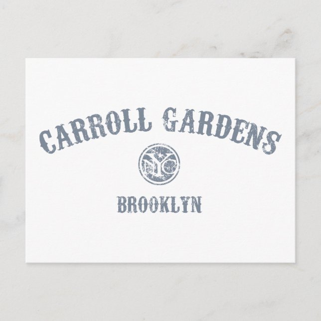 Carte Postale Carroll Gardens (Devant)