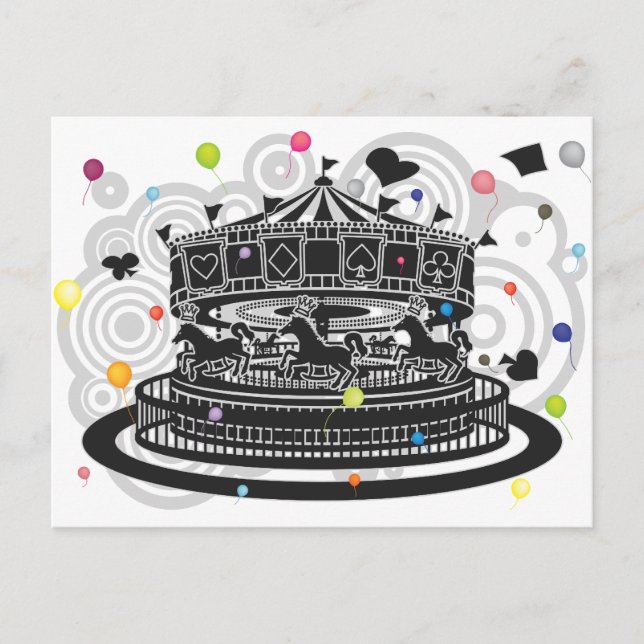 Carte Postale Carrousel (Devant)