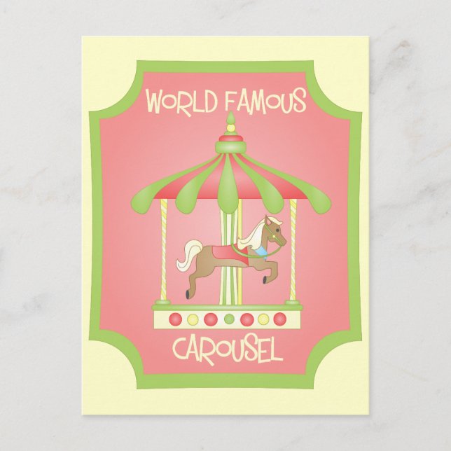 Carte Postale Carrousel (Devant)