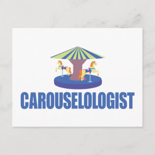 Carte Postale Carrousel amusant