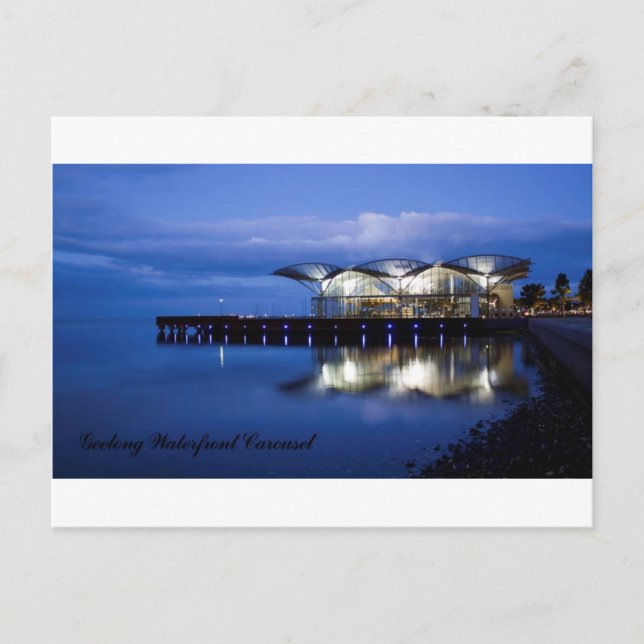 Carte Postale Carrousel du bord de mer de Geelong (Devant)