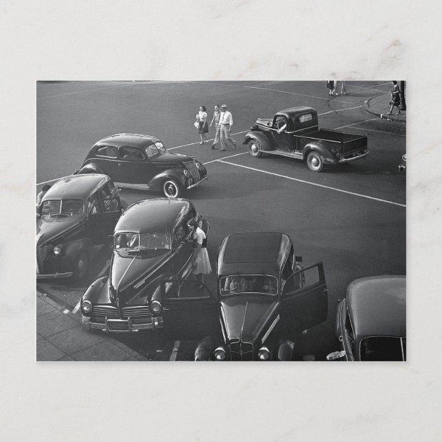 Carte Postale Cars Downtown, 1942 (Devant)