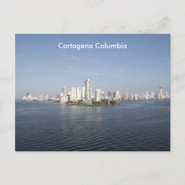 Carte Postale Cartagena Columbia, photographie, (Devant)