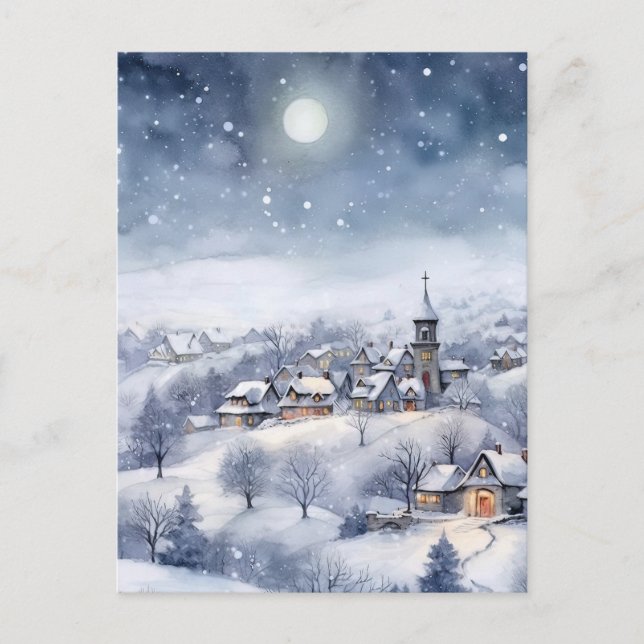 Carte Postale Cartão Postal de Natal Winter Wonderland (Devant)