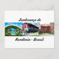 Cartão postal lembrança de Rondônia Brasil