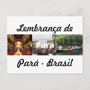 Carte Postale Cartão postal lembrança do Pará
