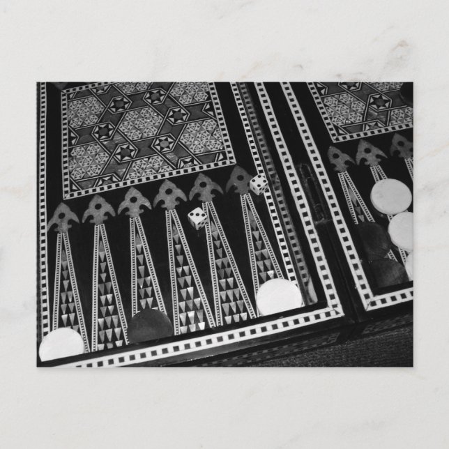 Carte postale Carte de jacquet (Devant)