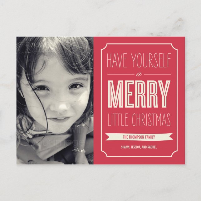 Carte postale Carte photo de Noël (Devant)