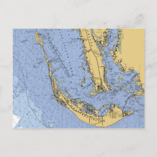 Carte postale Carte postale de l'île de Sanibel en