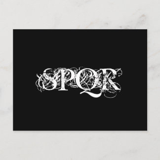 Carte Postale "Carte postale gothique SPQR"