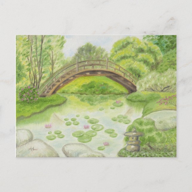 Carte Postale "Carte postale Jardin Japonais (Devant)