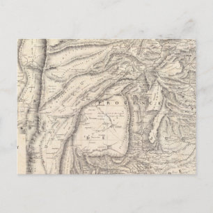 Carte Postale Carte, provinces de Salta à Jujuy
