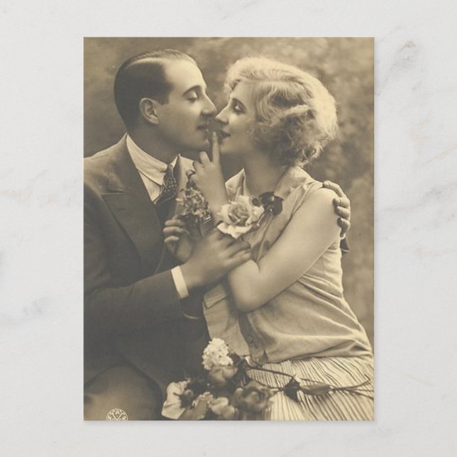 Carte Postale Cartes, Cadeaux romantiques vintages (Devant)