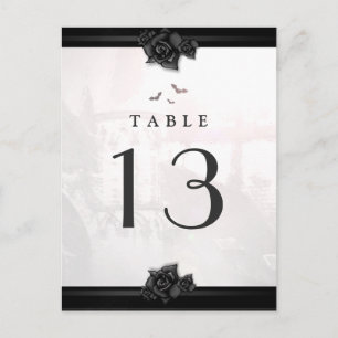 Carte postale Cartes de table Gothique Halloween L