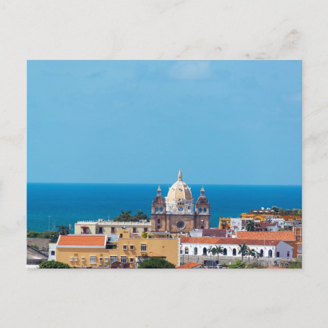 Carte Postale Carthagène, la vieille ville de Colombie (Devant)