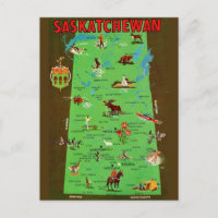 Cartoline vintage de la Saskatchewan Canada