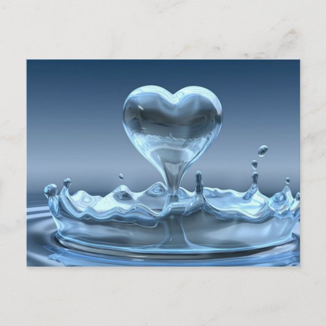 Carte Postale Carton Bleu (Devant)