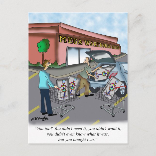 Carte Postale Carton d'achat 9392 (Devant)