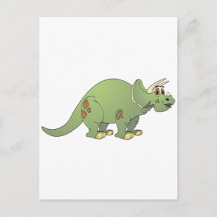 Carte Postale Carton de Tricératops