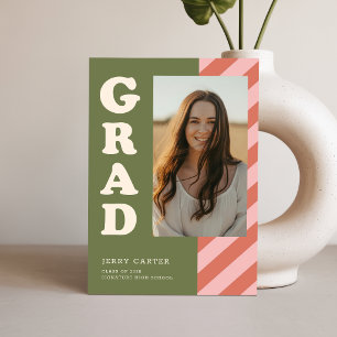 Carte Postale Carton d'invitation à une fête de remise de diplôm