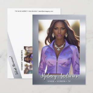 Carte Postale Carton d'invitation pour le Showcase de talents Sh