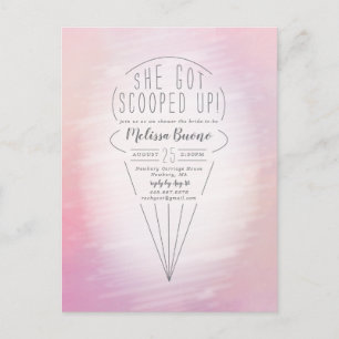 Carte Postale Carton d'invitation pour une fête sur le thème de
