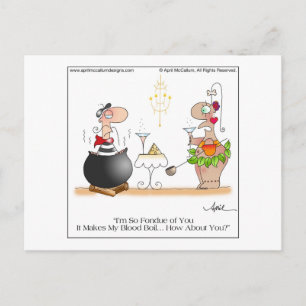 Carte postale CARTON FONDUE FRANÇAIS