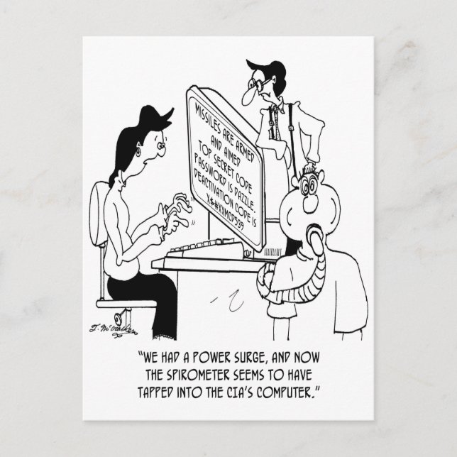 Carte Postale Carton Spiromètre 7314 (Devant)