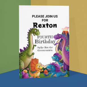 Carte Postale Cartons d'invitation pour une fête d'anniversaire 