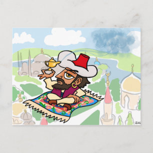 Carte Postale Cartouche de tapis magique