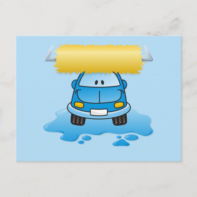 Carte Postale Carwash (Devant)
