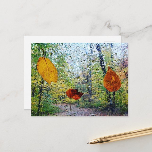 Carte Postale Cas de Leaves (Devant/Arrière en situation)