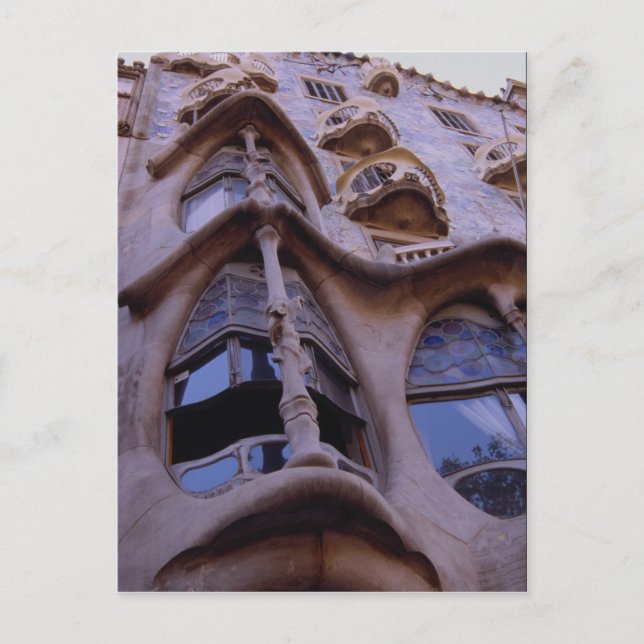 Carte Postale Casa Batllo, Barcelone, Espagne (Devant)