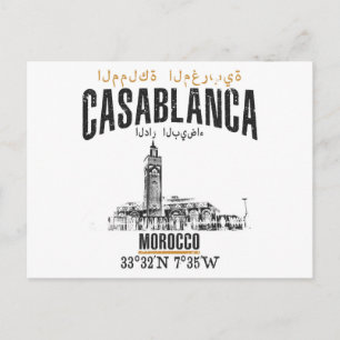Carte Postale Casablanca