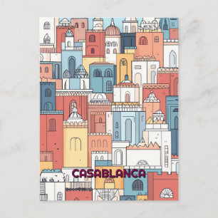 Carte Postale Casablanca Travel