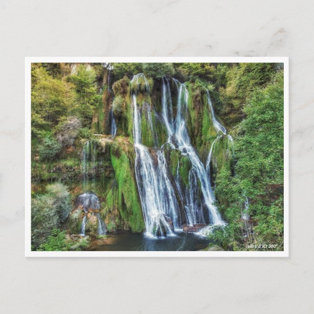 Carte Postale Casacade de Glandieu (Devant)