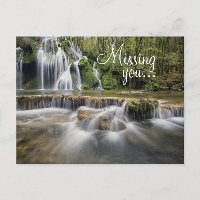 Carte postale/cascade (Devant)