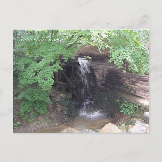 Carte Postale Cascade (Devant)