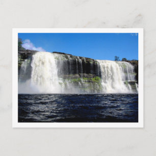 Carte Postale Cascade 4 Venezuela Jungle Paysage Art