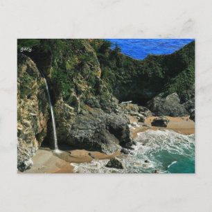Carte Postale Cascade au bord de la mer