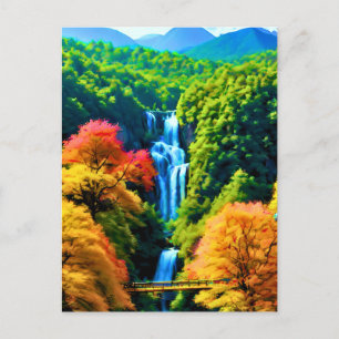 Carte Postale Cascade chinoise