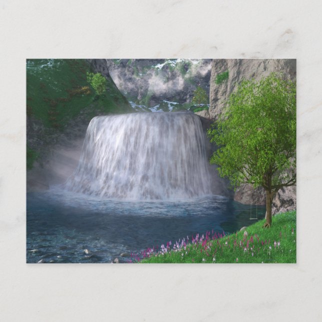 Carte postale Cascade Cwm (Devant)