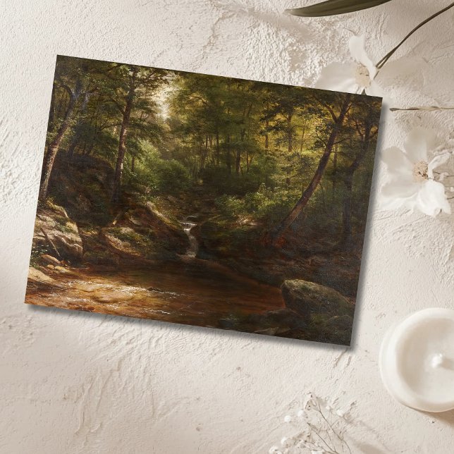 Carte Postale Cascade dans la forêt - George Hetzel (Créateur téléchargé)