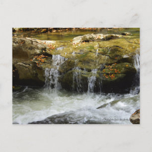 Carte Postale Cascade dans les montagnes Blue Ridge