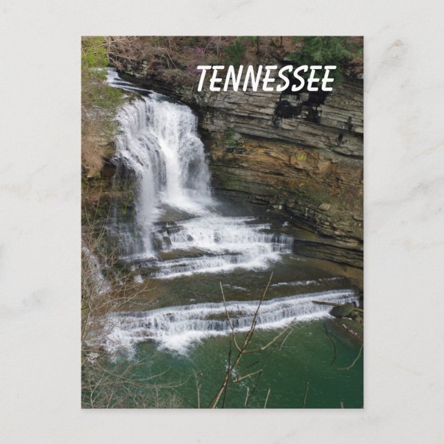 Carte Postale Cascade de Cummins (Devant)