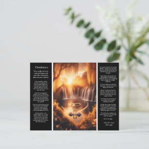 Carte Postale Cascade de Desiderata : chutes d'or Romance