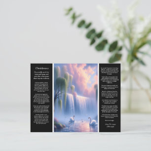 Carte Postale Cascade de Desiderata : Pastel Sky Dreams