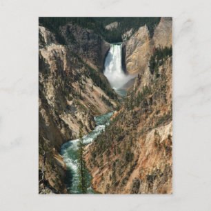 Carte Postale Cascade de la rivière Yellowstone
